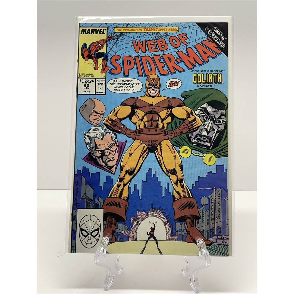 1989 Jan #60 Marvel Comic‎ - Web of Spider Man